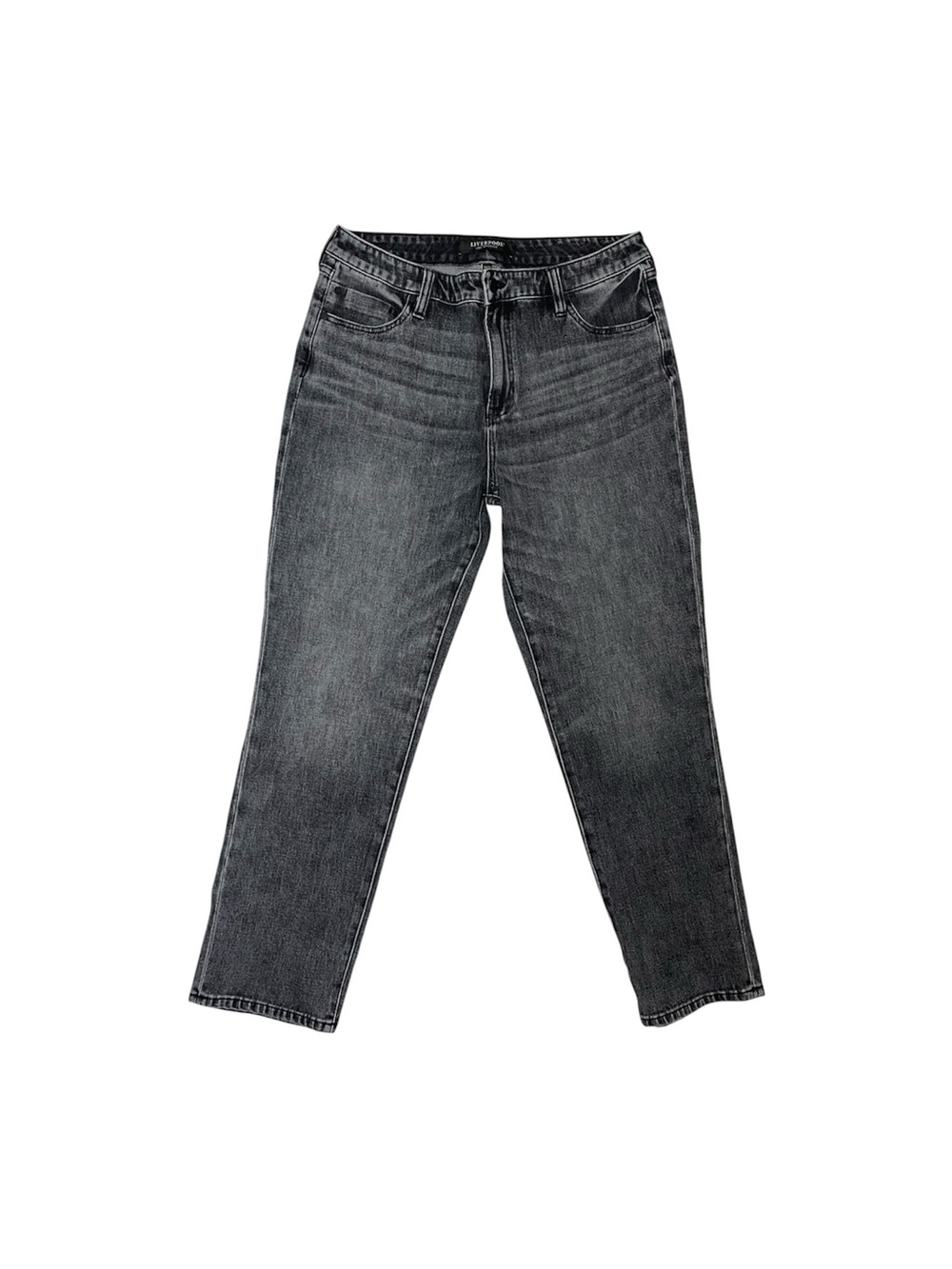 Liverpool Los Angeles Gray Wash Straight Leg Jeans Women’s 12/31 Calderwood